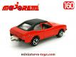 La Ford Capri rouge en miniature Majorette France au 1/60e