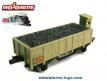 Le wagon a charbon miniature de Majorette Rail Route au 1/143e incomplet