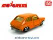 La Fiat 127 orange en miniature 3-inches par Majorette France au 1/55e