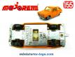 La Fiat 127 orange en miniature 3-inches par Majorette France au 1/55e