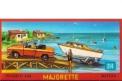 Un ensemble de trois bateaux miniatures de type hors bord