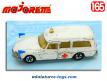 La DS 21 Citroën ambulance miniature par Majorette France au 1/65e