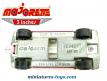 Le cabriolet Peugeot 205 CTI rose AéroBics en miniature par Majorette au 1/53e