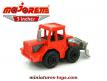 Le tractopelle rouge en miniature de Majorette France au 1/65e