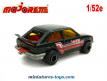 La Ford Escort XR3 noire en miniature Majorette France au 1/52e