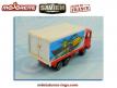 Le camion Saviem rouge porte container miniature de Majorette France au 1/100e