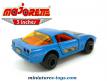 La Chevrolet Corvette ZR1 bleue en miniature Majorette 3 inches au 1/57e