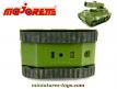 Le tank lance fusée miniature de Majorette Special forces 3 inches au 1/65e