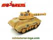 Le tank brun sable miniature de Majorette Special forces 3 inches au 1/65e