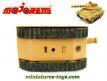 Le tank brun sable miniature de Majorette Special forces 3 inches au 1/65e