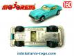 Le coupé Datsun 260 Z bleue métal miniature par Majorette France au 1/60e