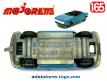 La Peugeot 204 bleue miniature de Majorette au 1/65e incomplète