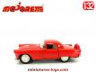 Le coupé Ford Thunderbird 1956 rouge en miniature par Majorette au 1/32e