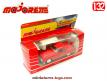 Le coupé Ford Thunderbird 1956 rouge en miniature par Majorette au 1/32e
