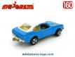 La Ford Capri bleue en miniature Majorette France au 1/60e