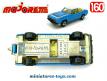 La Ford Capri bleue en miniature Majorette France au 1/60e