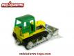 Le Bulldozer Hanomag jaune en miniature de Majorette France au 1/70e