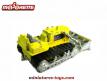 Le Bulldozer Hanomag jaune en miniature de Majorette France au 1/70e
