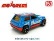 La Renault 5 Turbo bleue rallye Tour de Corse en miniature Majorette au 1/53e