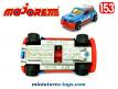 La Renault 5 Turbo bleue rallye Tour de Corse en miniature Majorette au 1/53e