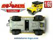 La Land Rover Rallye Paris Dakar miniature Majorette France au 1/60e 3 inches