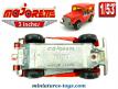Le Toyota 4x4 Land Cruiser Rally rouge miniature par Majorette au 1/53e