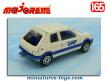 La Peugeot 205 GTI en miniature Majorette publicitaire UAP au 1/65e
