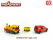Un lot de trois miniatures du cirque Pinder par Majorette au 1/60e