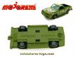 Le pick up Chevrolet El Camino SS miniature militaire de Majorette 3 inches au 1/59e