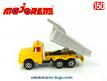 Le camion benne carrière jaune en miniature de Majorette France au 1/50e