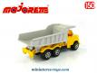 Le camion benne carrière jaune en miniature de Majorette France au 1/50e