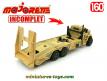 Le camion plateau miniature de Majorette Special forces au 1/60e incomplet