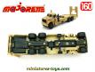 Le camion plateau miniature de Majorette Special forces au 1/60e incomplet