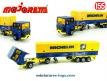 Le tracteur Renault Saviem PS30 semi remorque Michelin Majorette au 1/55e