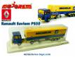 Le tracteur Renault Saviem PS30 semi remorque Michelin Majorette au 1/55e