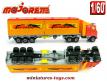 Le Kenworth et sa semi remorque porte containers par Majorette au 1/60e