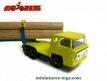 Le Bernard TDA semi Fardier jaune en miniature de Majorette au 1/87e
