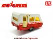 La caravane rouge en miniature Majorette France 3 inches au 1/70e 