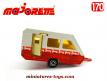 La caravane rouge en miniature Majorette France 3 inches au 1/70e 