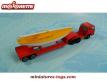 Le Bernard TDA rouge semi porte voilier en miniature de Majorette au 1/87e