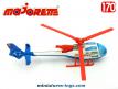 Un hélicoptère Gazelle SA340 President en miniature Majorette au 1/70e