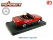 Le roadster Mercedes 500 SL rouge en miniature par Majorette au 1/24e