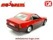 Le coupé Mercedes 500 SL rouge en miniature par Majorette au 1/24e