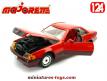 Le coupé Mercedes 500 SL rouge en miniature par Majorette au 1/24e