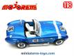 La Shelby Cobra 427 bleue de 1964 en miniature par Majorette au 1/18e