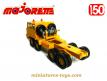 Le Berliet T12 et sa semi remorque porte engin au 1/50e de Majorette incomplet