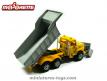 Le camion benne chasse neige jaune en miniature de Majorette au 1/50e