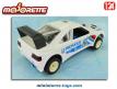 La Peugeot 405 Turbo 16 Paris-Dakar blanche miniature par Majorette au 1/24e