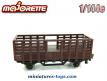 Le wagon a coke miniature de Majorette Rail Route au 1/143e incomplet