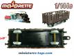 Le wagon a coke miniature de Majorette Rail Route au 1/143e incomplet